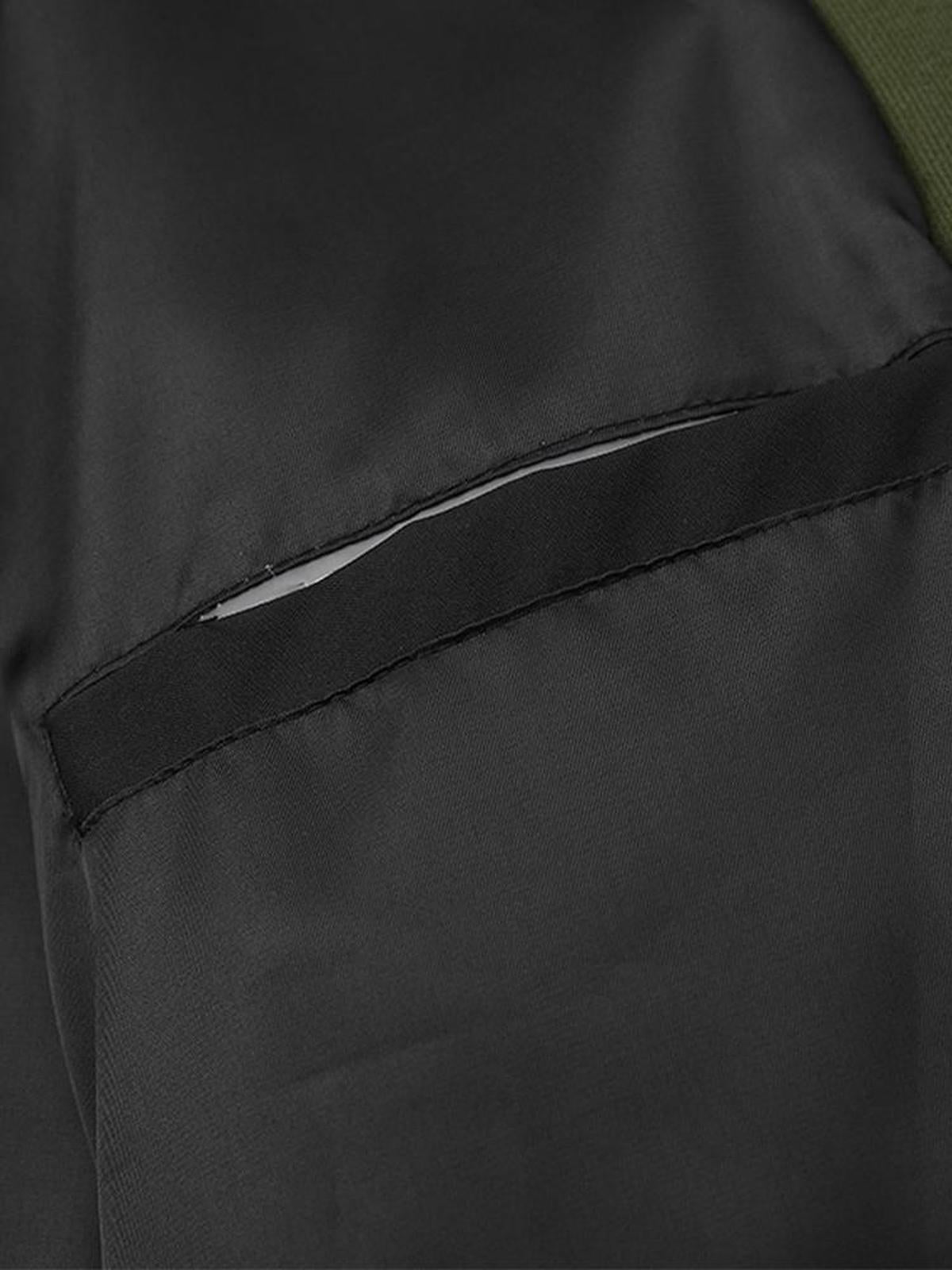 Gaithan Kurtka Pikowana Męska – Ciepły Płaszcz Zimowy z Kapturem i Zapięciem na Zamek