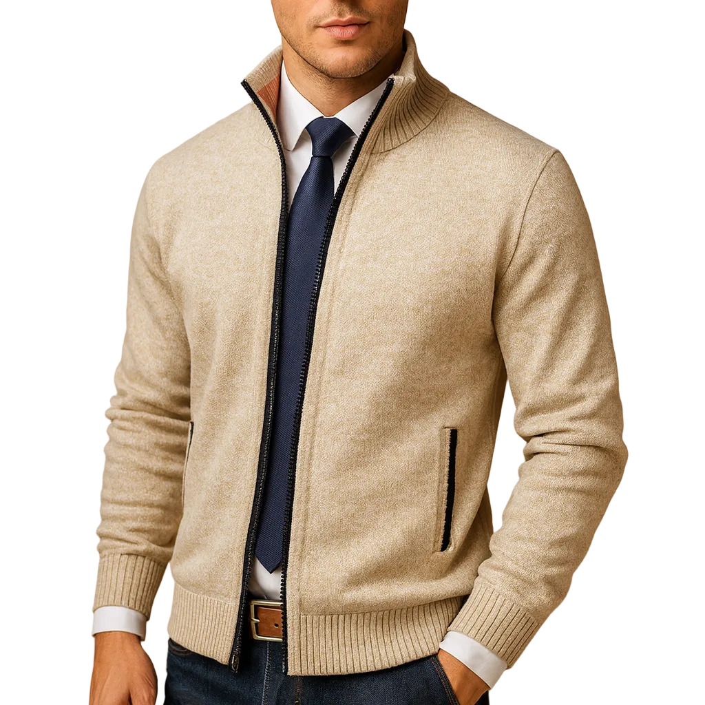 Pánská zateplená vesta Luke s kapsou na zip – teplá a pohodlná bunda s nadčasovým designem