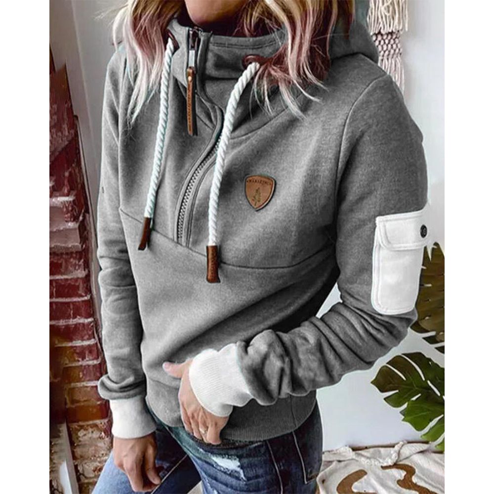 Aarohi Premium Women's Hoodie Sweatshirt – Thick and Soft Knit with Relaxed Fit & Adjustable Hood