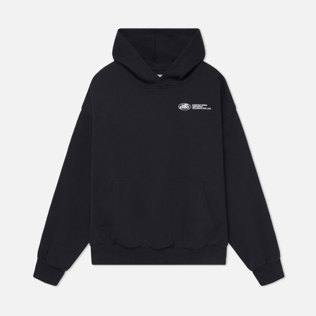 Kenna Sweat à Capuche Femme – Hoodie Gris Chiné 100% Coton, Minimaliste & Confortable