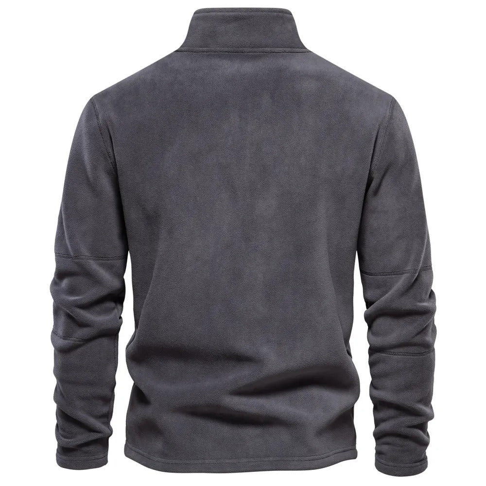 Nordcrest Sweat Polaire Homme Demi-Zip – Pull Chaud en Fleece Épais pour l’Hiver