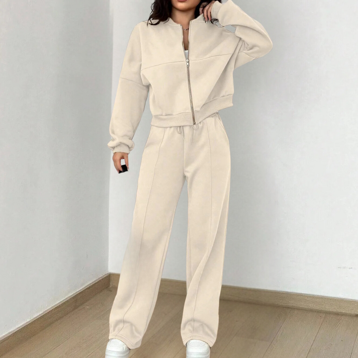 Madison Ensemble Loungewear Femme – Deux-Pièces Doux avec Coupe Relaxée & Taille Ajustable