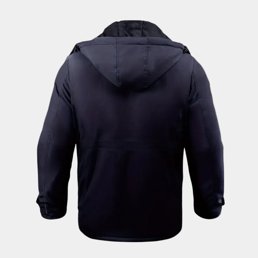 Butch Herren-Winterjacke – Gepolsterter Mantel mit Kapuze und warmem Futter