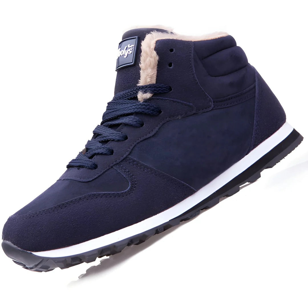 Zayn Adidași de Iarnă pentru Bărbați – Pantofi Călduroși Căptușiți cu Polar și Talpă Antiderapantă