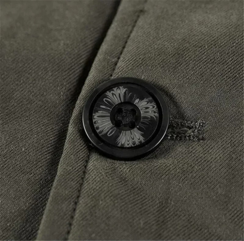 Męska zimowa parka Marcus z kołnierzem z futra – luźny krój, optymalne ciepło i codzienne użytkowanie