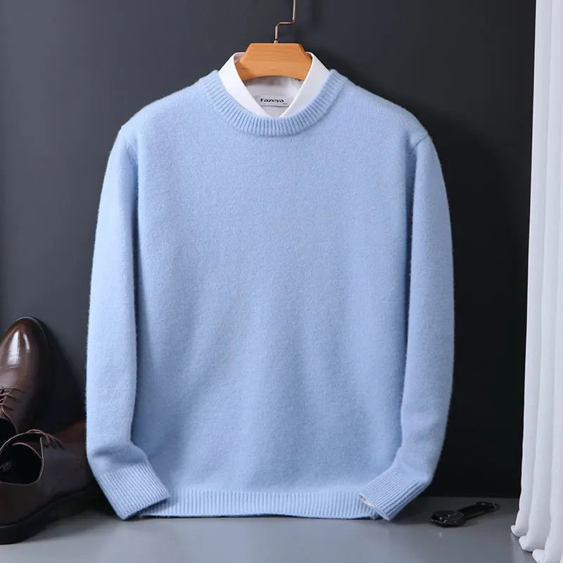 Jasper Pull Homme – En Cachemire Premium, Élégant & Doux pour l’Automne et l’Hiver
