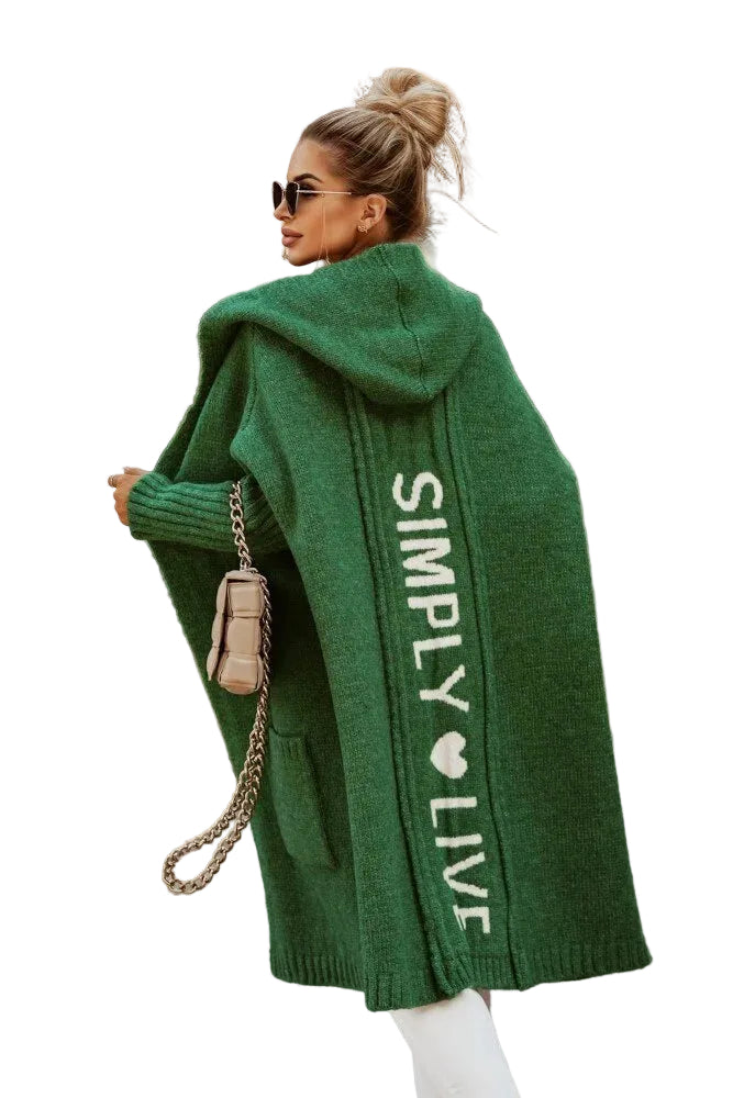 Cardigan largo Jessica para mujer – Cárdigan oversize elegante y cómodo en punto suave