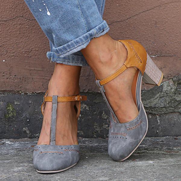 Morgiane Women's Sandals - Eleganti sandali con estremità chiusa con tallone e briglia alla caviglia regolabile