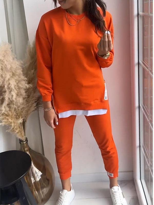 Aisha Ensemble Femme – Survêtement Confortable avec Haut à Manches Longues & Pantalon Ajusté