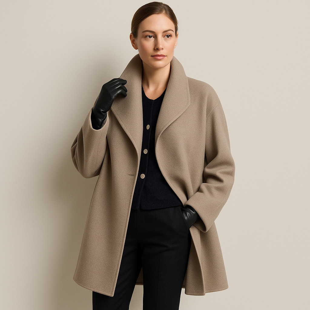Abrigo Trench Melany para Mujer – Abrigo Largo Caliente con Estilo Clásico y Corte Elegante