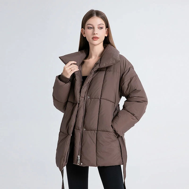 Abrigo de Mujer Marga Invierno – Ceñido Elegante, Cuello Refinado y Calidez Confortable