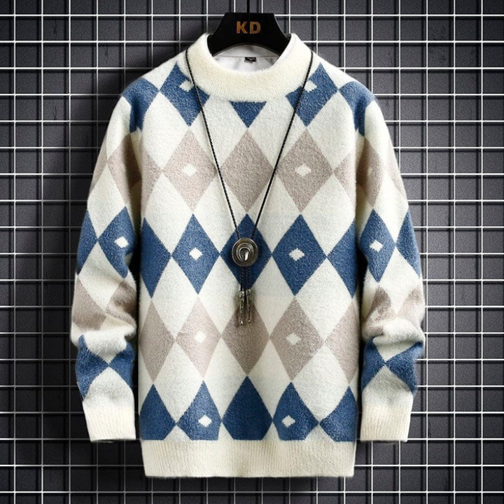 Jonathan Pull Homme – Pull Ras du Cou Élégant & Confortable au Style Moderne Intemporel