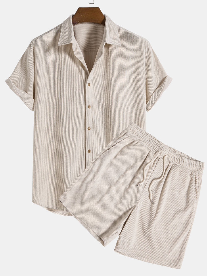Polo e Short Kareem Polo Ensemble - tessuto traspirante, tazza regolata e comfort estivo