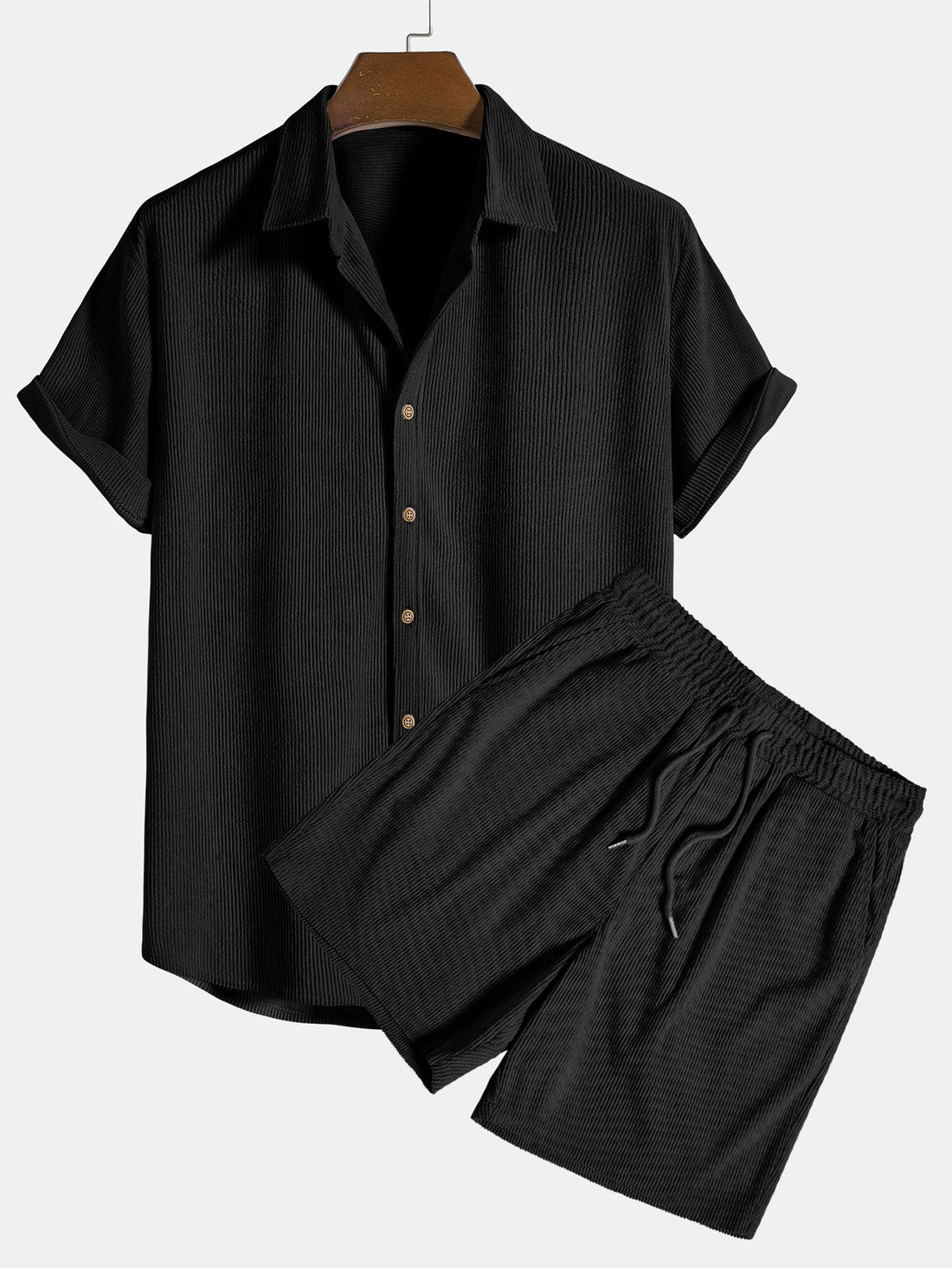 Polo e Short Kareem Polo Ensemble - tessuto traspirante, tazza regolata e comfort estivo