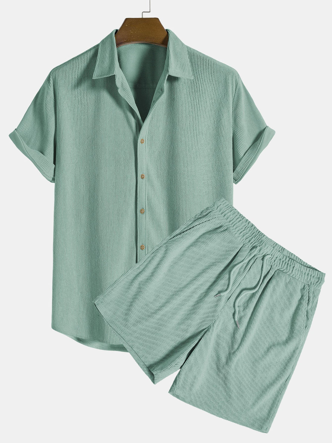 Polo e Short Kareem Polo Ensemble - tessuto traspirante, tazza regolata e comfort estivo