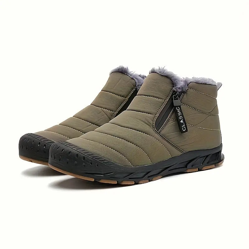 Olivia Botas de Invierno para Mujer Acolchadas – Estilo Puffer, Forro Caliente y Suela Antideslizante