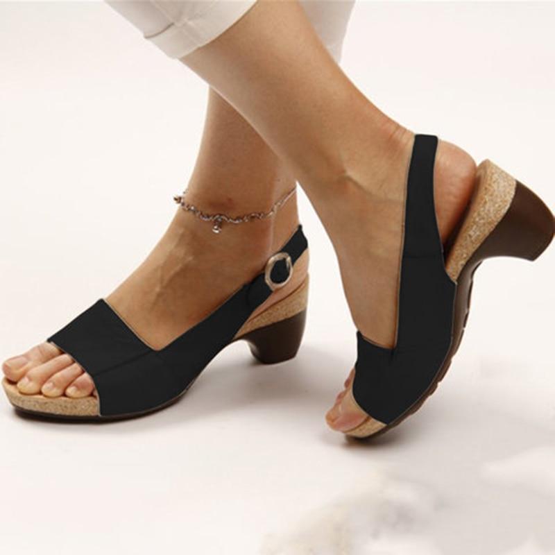 Sandalias ortopédicas de Ruby Woman - Sandalias elegantes con corte ajustable y apoyo cómodo