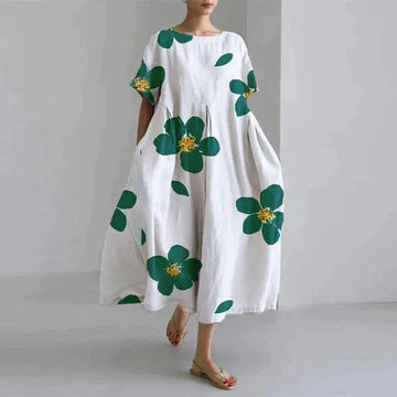 Vestido para mujeres de Zara: elegante estampado floral, comodidad transpirable y corte relajado