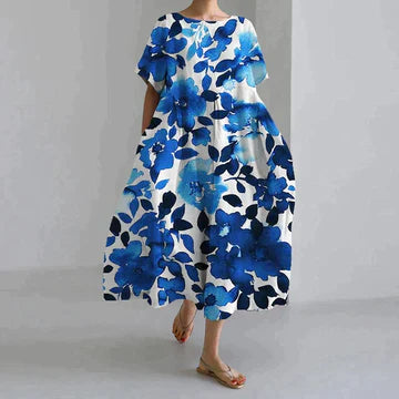 Vestido para mujeres de Zara: elegante estampado floral, comodidad transpirable y corte relajado