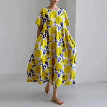 Vestido para mujeres de Zara: elegante estampado floral, comodidad transpirable y corte relajado