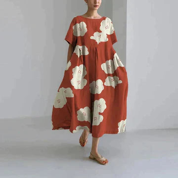 Vestido para mujeres de Zara: elegante estampado floral, comodidad transpirable y corte relajado