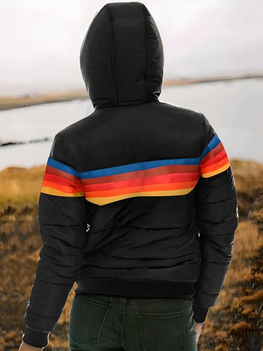 Rory Unisex Comfort Hoodie Rainbow – Soft & Casual Modern Style Sweatshirt with Hood