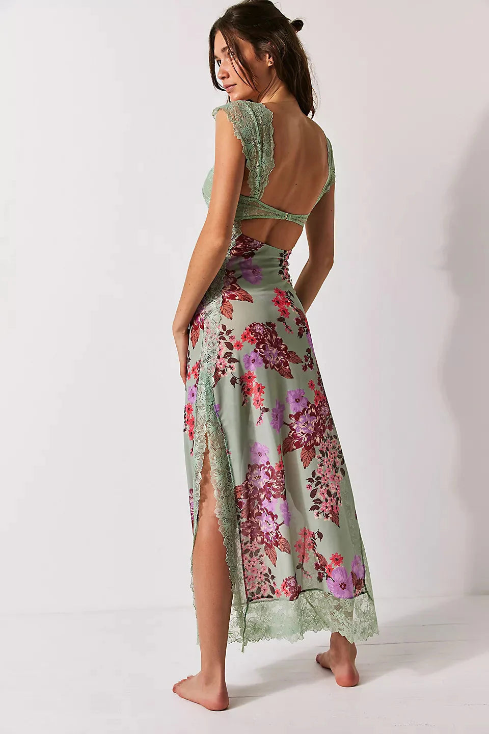 Dina Robe Midi Été – Tissu Dentelle & Polyester Haut de Gamme pour un Style Chic et Raffiné