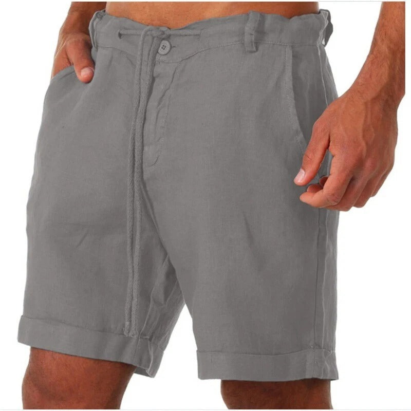 Iven Short Men - Pantacourt rilassato leggero per estate, spiaggia e città