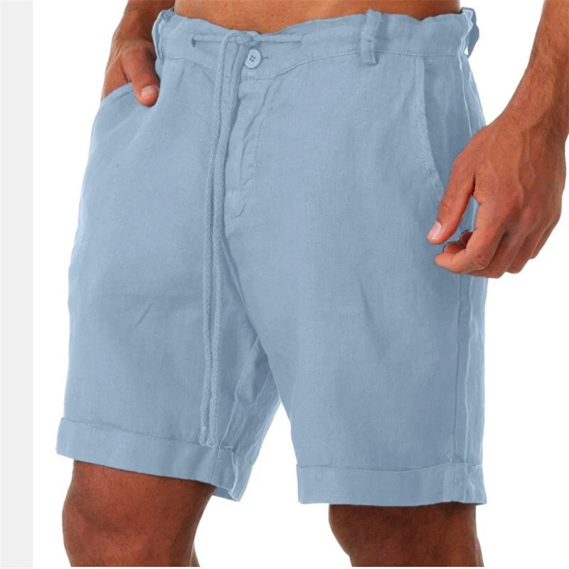 Iven Short Men - Pantacourt rilassato leggero per estate, spiaggia e città