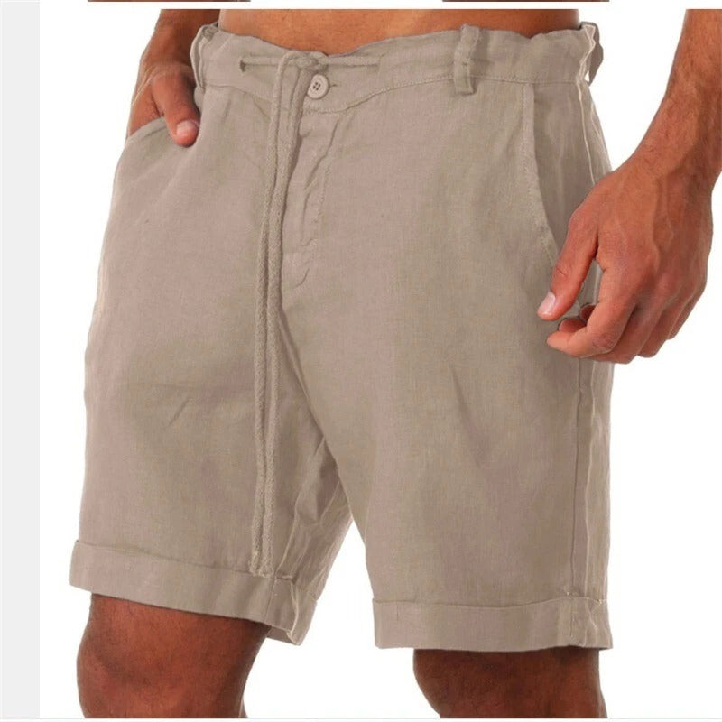 Iven Short Men - Pantacourt rilassato leggero per estate, spiaggia e città