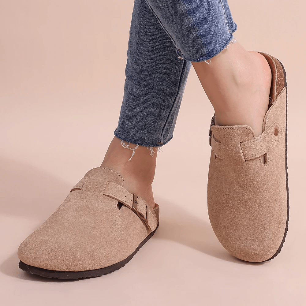 Sandalias ortopédicas para mujeres Fabiana: cascos cómodos con apoyo plantar ergonómico