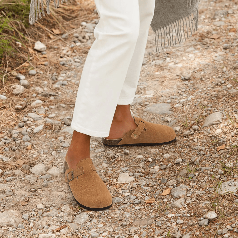 Sandalias ortopédicas para mujeres Fabiana: cascos cómodos con apoyo plantar ergonómico
