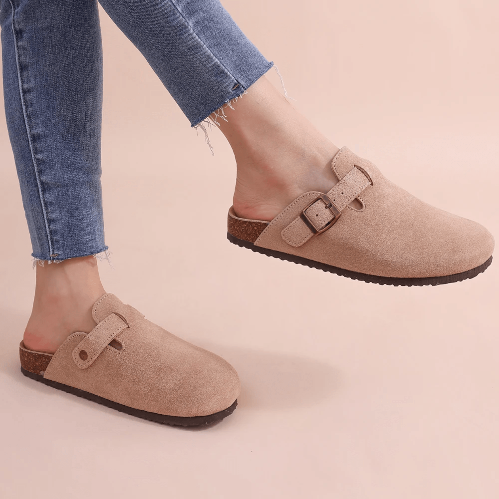 Sandalias ortopédicas para mujeres Fabiana: cascos cómodos con apoyo plantar ergonómico