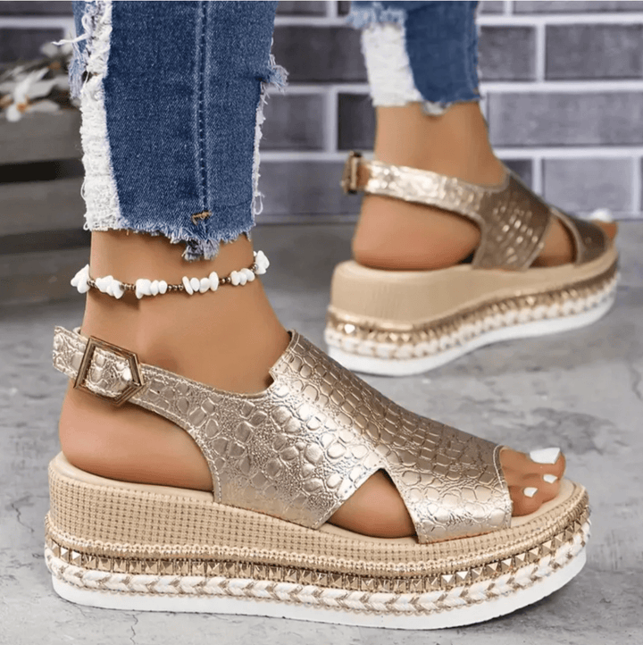 Sandali da donna Meena - Sneaker comode con flangia regolabile e suola stabile