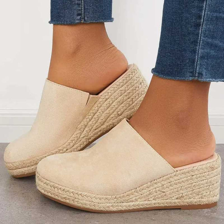 Mika Mules Woman Women - Navy Blue, Chic Espadrille Style e Optimal Comfort