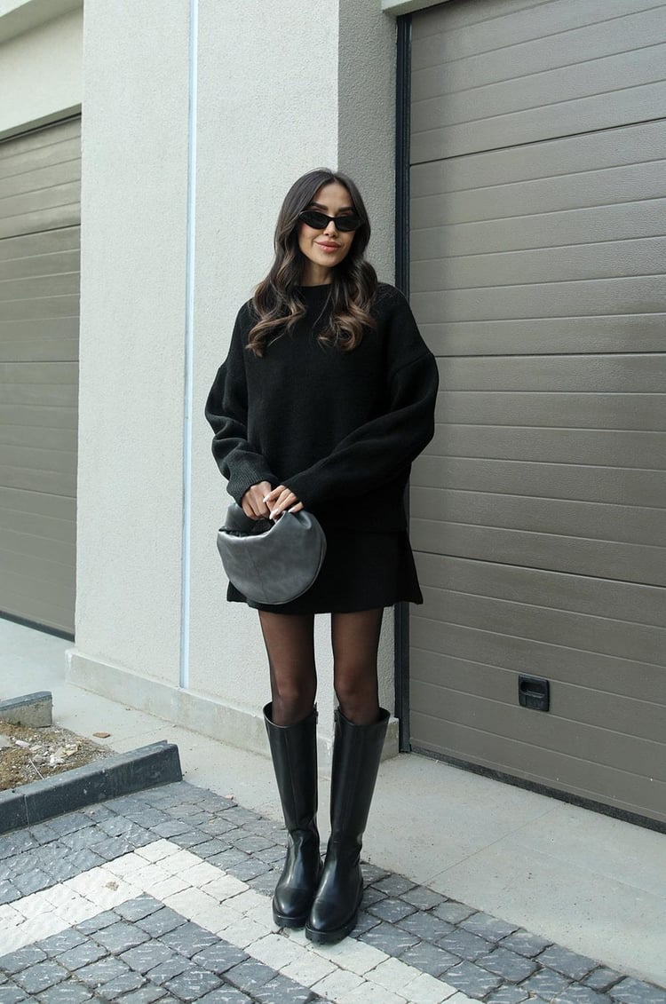 Conjunto Lucie para mujer: Conjunto de otoño de lana suave, cómodo y elegante
