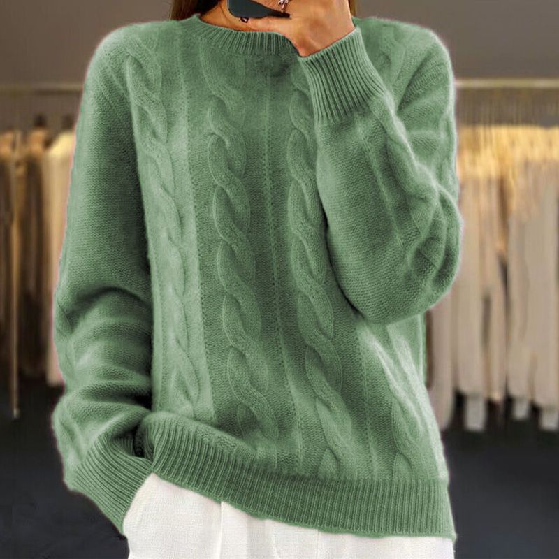 Naomi Femme Pull en Laine – Pull Premium Doux & Élégant au Style Moderne et Confortable