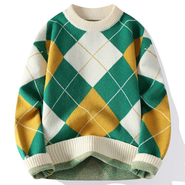 Presley Pull Homme – Tricot d’Automne Élégant avec Motif en Maille Moderne