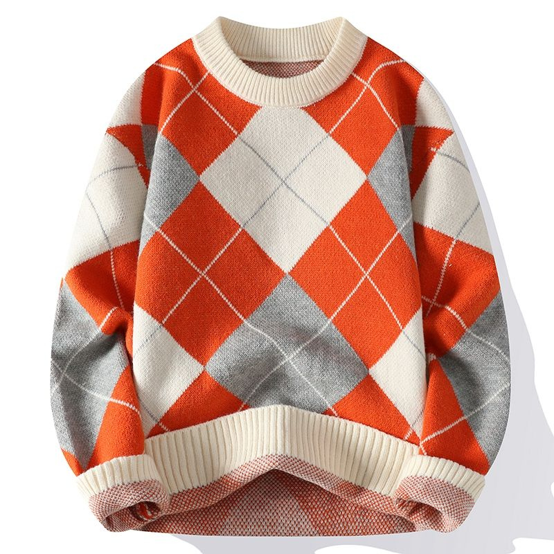 Presley Pull Homme – Tricot d’Automne Élégant avec Motif en Maille Moderne