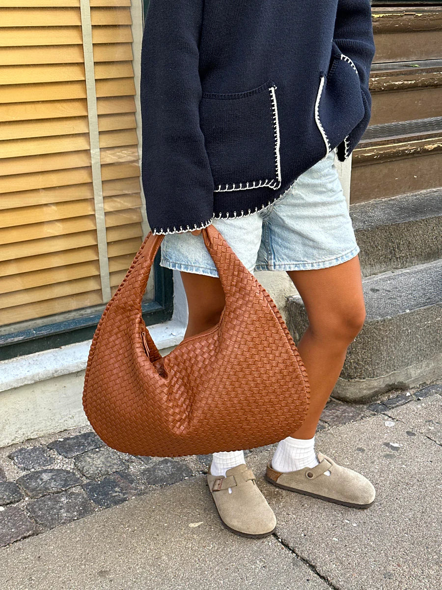 Louisa Sac Hobo Femme – Tressé Élégant, Spacieux & Style Intemporel