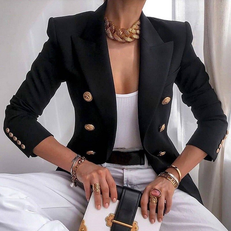 Hailey Blazer Femme Élégant – Blazer Luxueux & Confortable au Style Chic Polyvalent