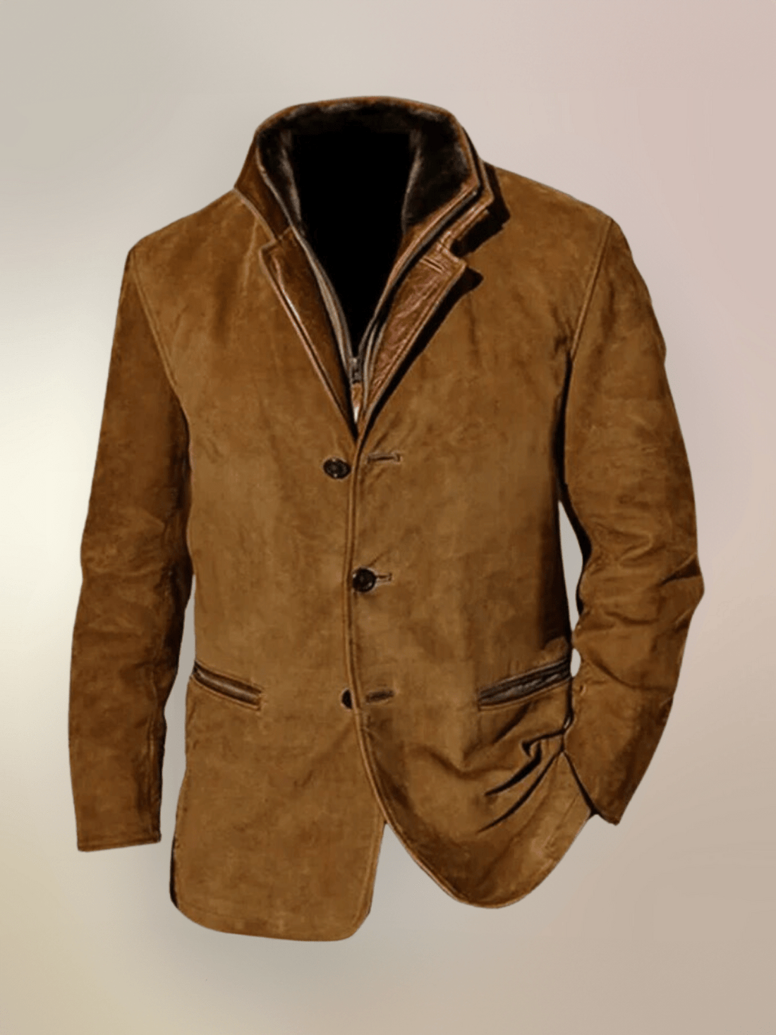 Vern Veste Homme – Veste en Cuir Vintage Élégante & Durable au Style Intemporel