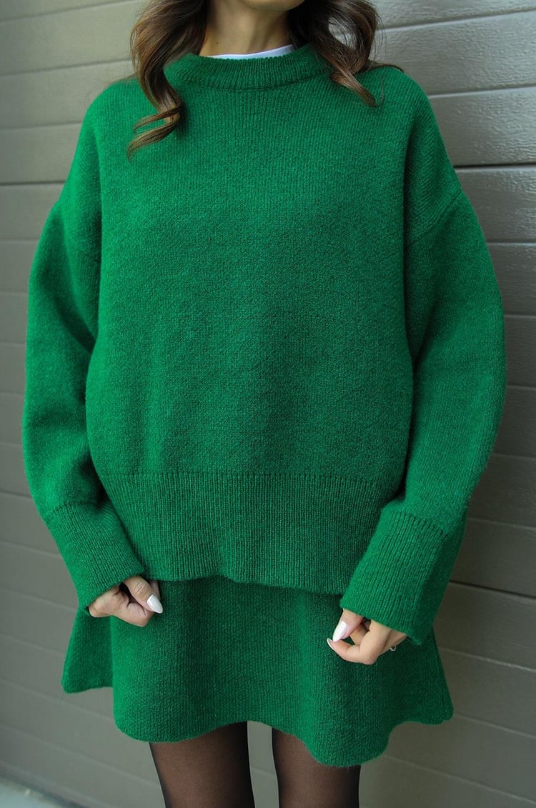 Conjunto Lucie para mujer: Conjunto de otoño de lana suave, cómodo y elegante