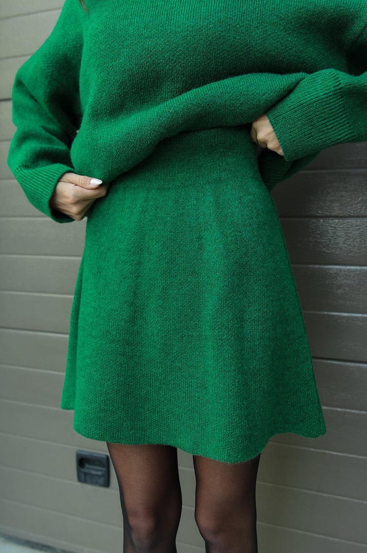 Conjunto Lucie para mujer: Conjunto de otoño de lana suave, cómodo y elegante