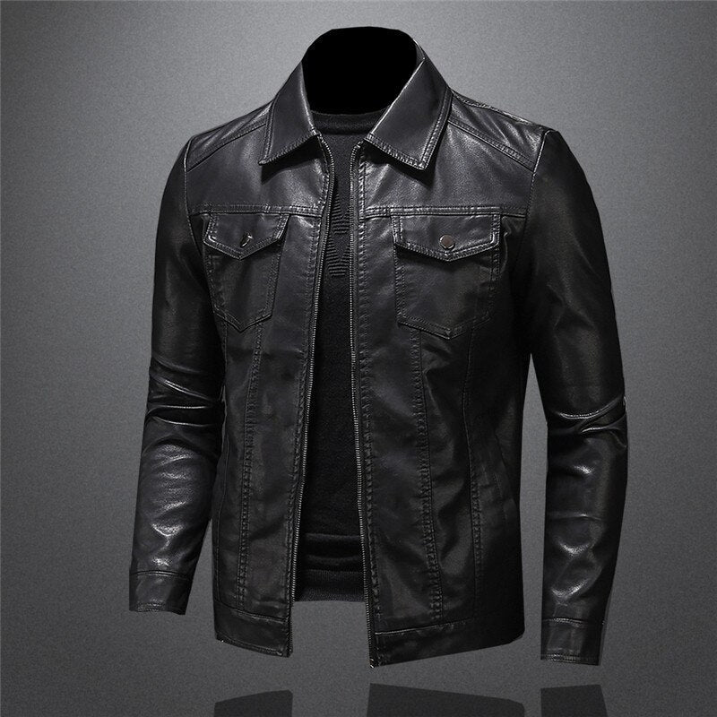 Robert Veste Homme en Cuir Premium – Style Intemporel, Résistant & Élégant